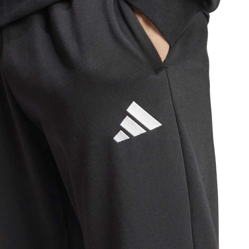 Adidas Sportswear Basic 3-Stripes Fleece SİYAH Erkek Eşofman Takımı - 5