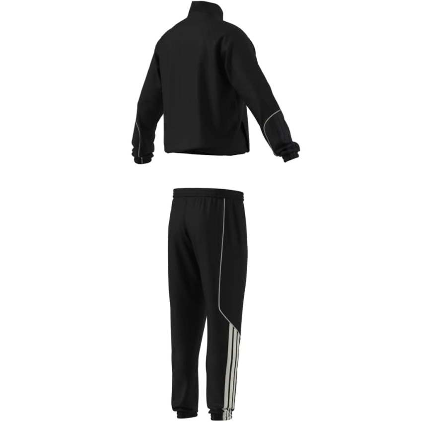 Adidas Stadium 3-Stripes Siyah Erkek Eşofman Takımı - 4