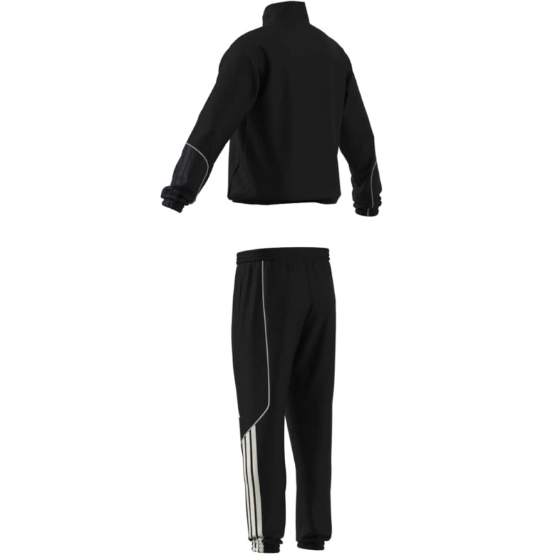 Adidas Stadium 3-Stripes Siyah Erkek Eşofman Takımı - 10