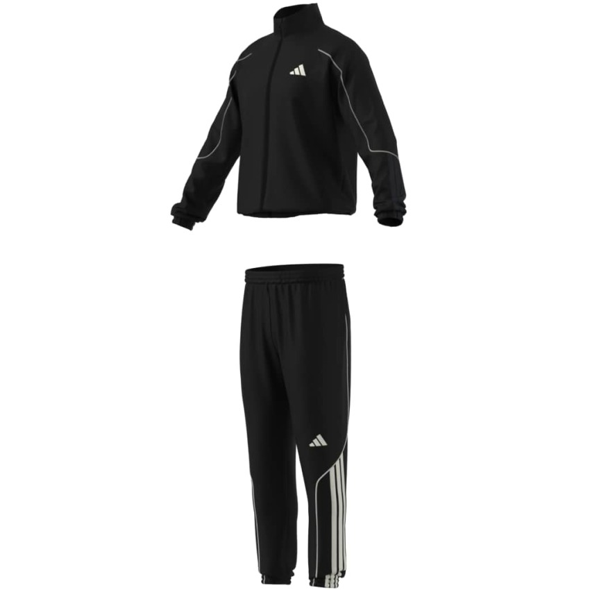 Adidas Stadium 3-Stripes Siyah Erkek Eşofman Takımı - 12