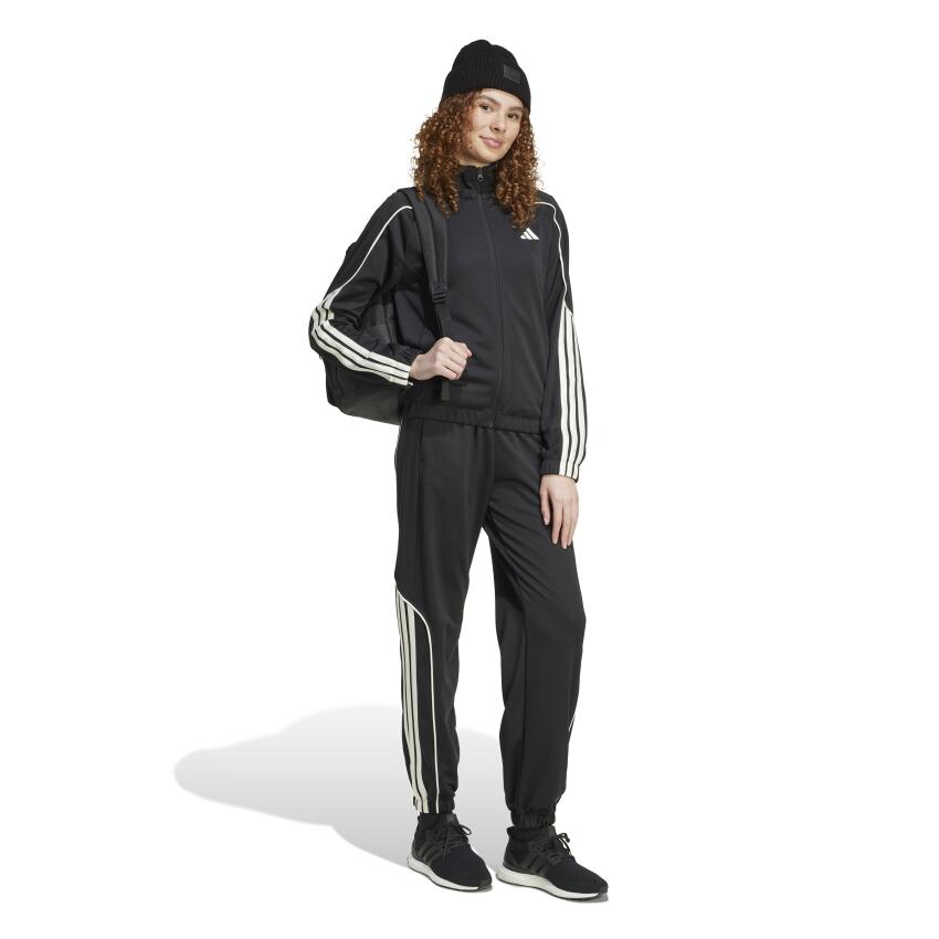 Adidas Stadium 3-Stripes Siyah Kadın Eşofman Takımı - 1