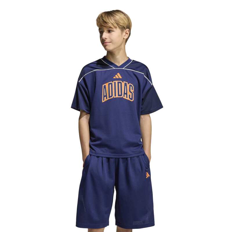 Adidas Stadium File Mavi Çocuk Tshirt - 1