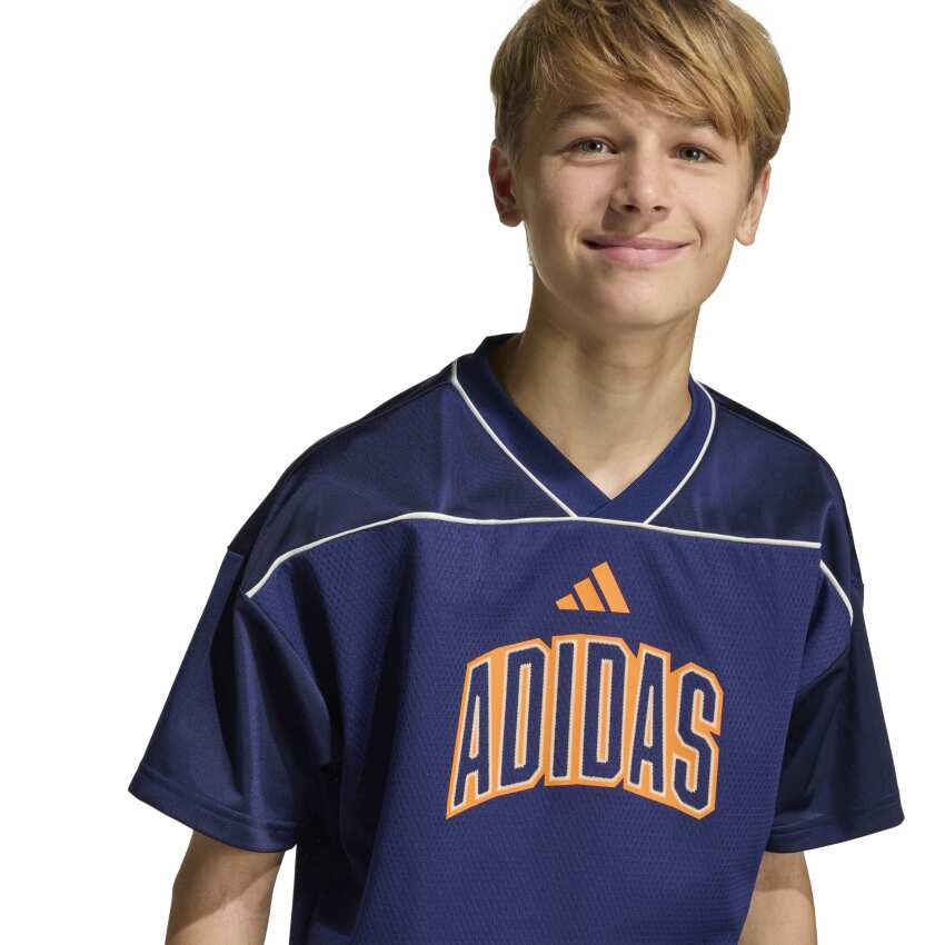 Adidas Stadium File Mavi Çocuk Tshirt - 4