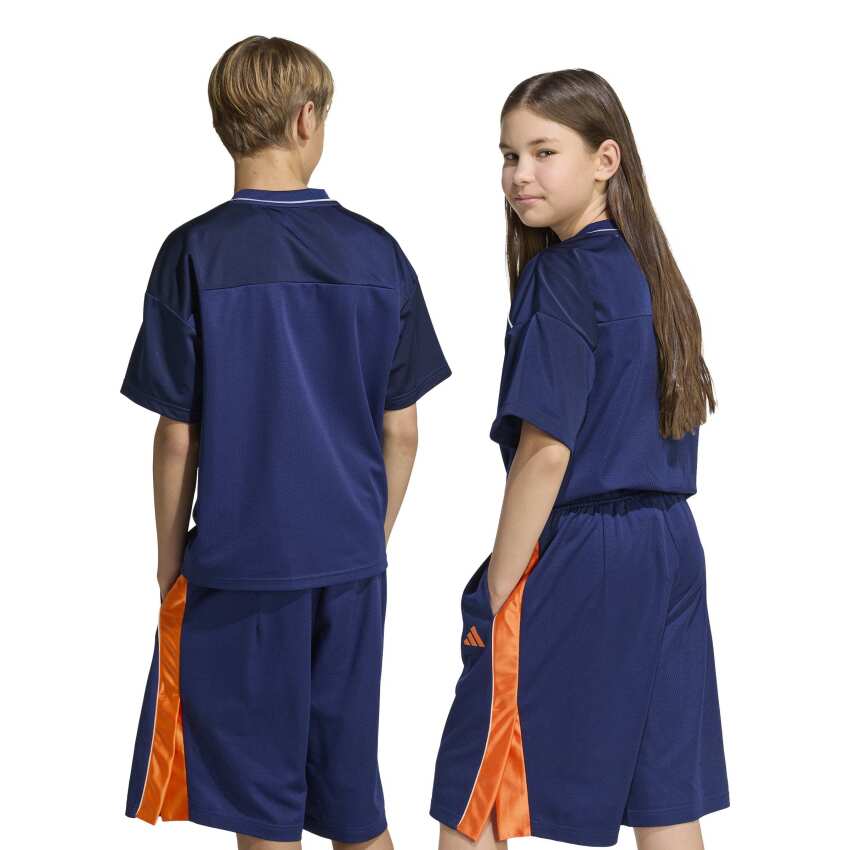 Adidas Stadium File Mavi Çocuk Tshirt - 6