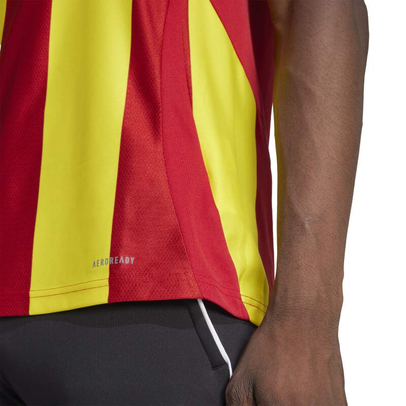 Adidas Striped 24 Kırmızı Erkek Forma - 3