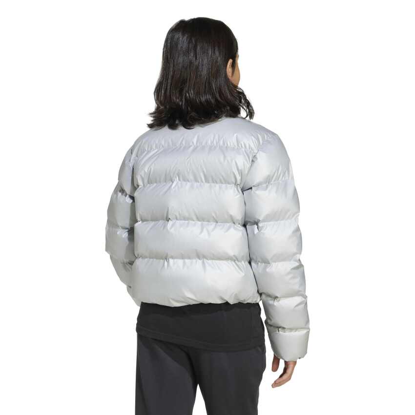 Adidas Synthetic Down Glam Gri Çocuk Mont - 2