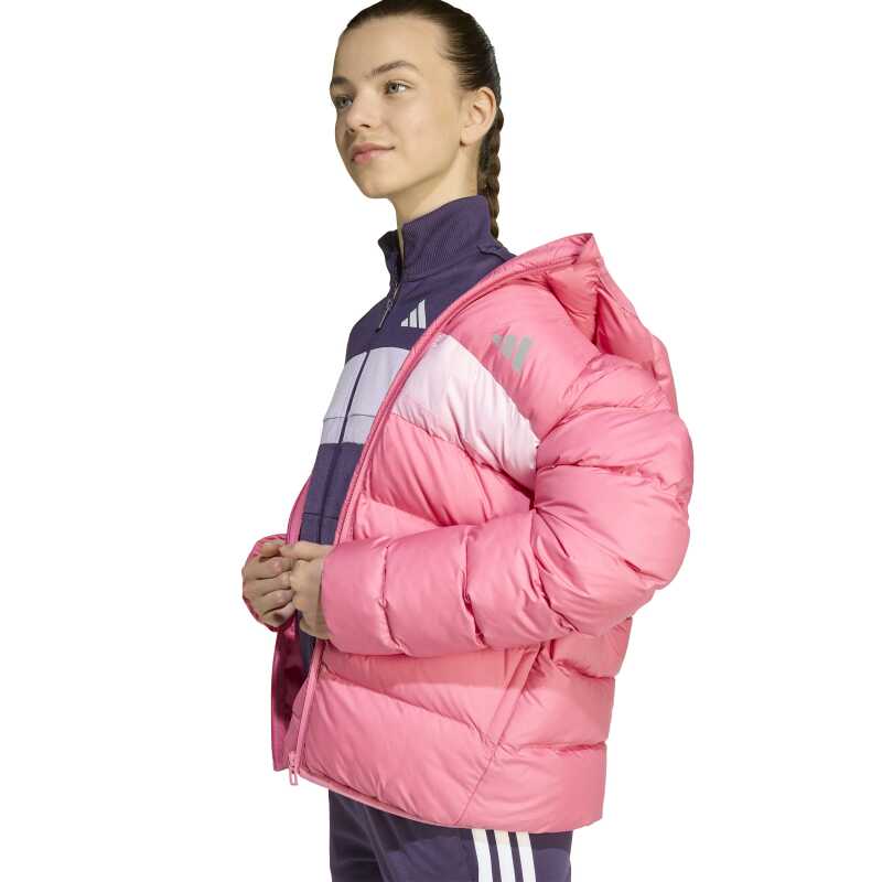 Adidas Synthetic Down Pembe Çocuk Mont - 4