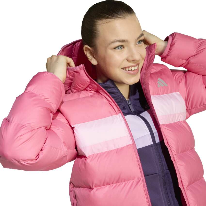 Adidas Synthetic Down Pembe Çocuk Mont - 5