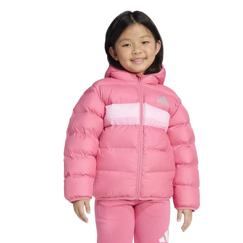 Adidas Synthetic Down Pembe Çocuk Mont - 1