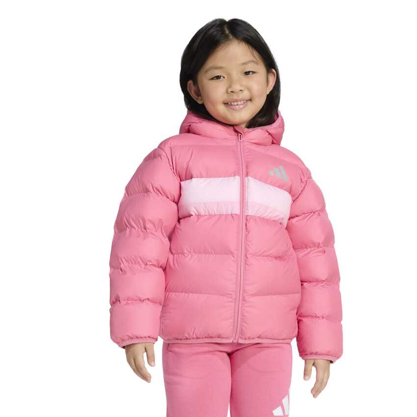 Adidas Synthetic Down Pembe Çocuk Mont - 1