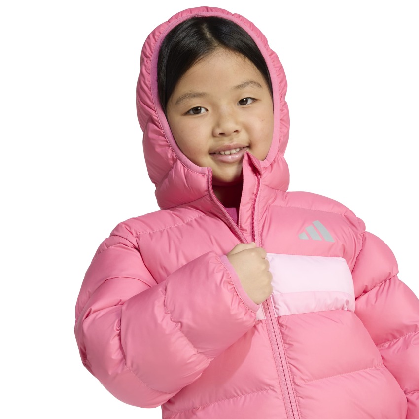 Adidas Synthetic Down Pembe Çocuk Mont - 4