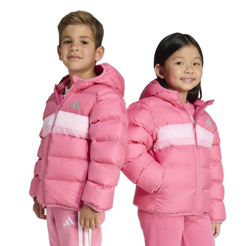 Adidas Synthetic Down Pembe Çocuk Mont - 6