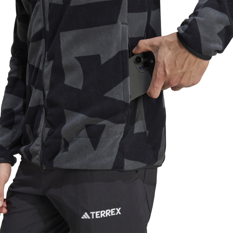 Adidas Terrex Multi Printed Siyah Erkek Polar - 5