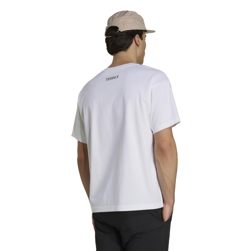 Adidas Terrex Rocks Logo Graphic Beyaz Erkek Tshirt - 2