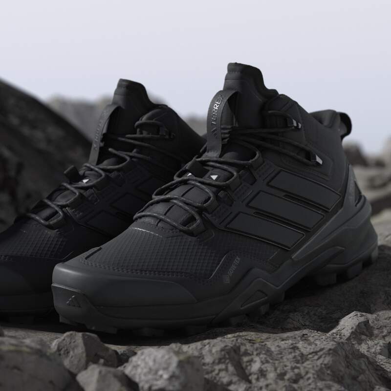 Adidas Terrex Skychaser Mid GTX Siyah Erkek Outdoor Ayakkabı - 4