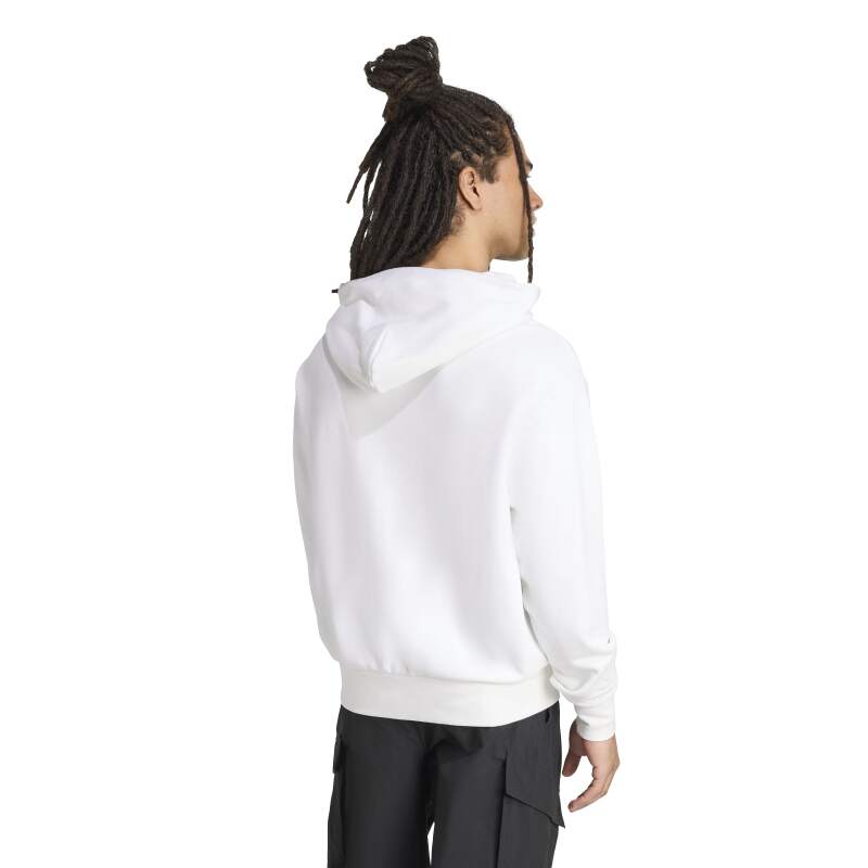 Adidas Terrex Snow Adventure Graphic Kapüşonlu Beyaz Erkek Sweatshirt - Adidas (1)