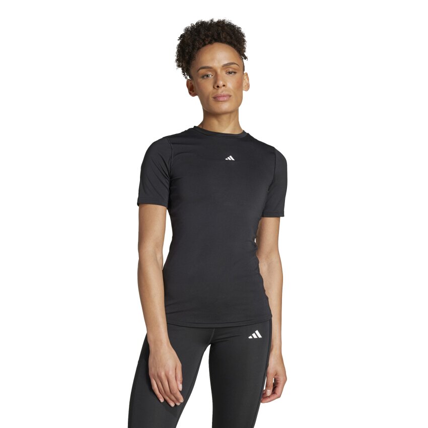 Adidas TECHFIT Training Siyah Kadın Tshirt - 1