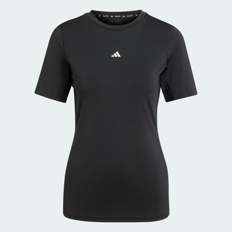 Adidas TECHFIT Training Siyah Kadın Tshirt - 4