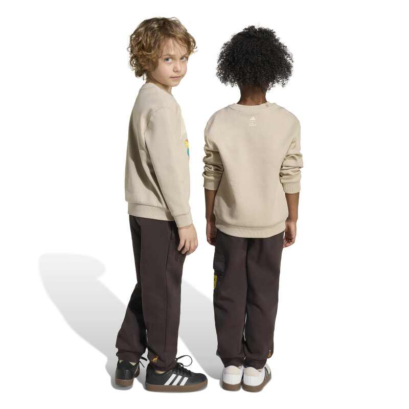 Adidas The Simpsons Bej Çocuk Eşofman Takımı - 6