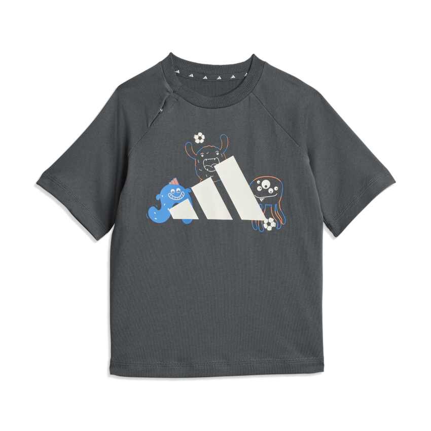 Adidas TIRO_NSTER Gri Çocuk Şort Tshirt Takım - 2