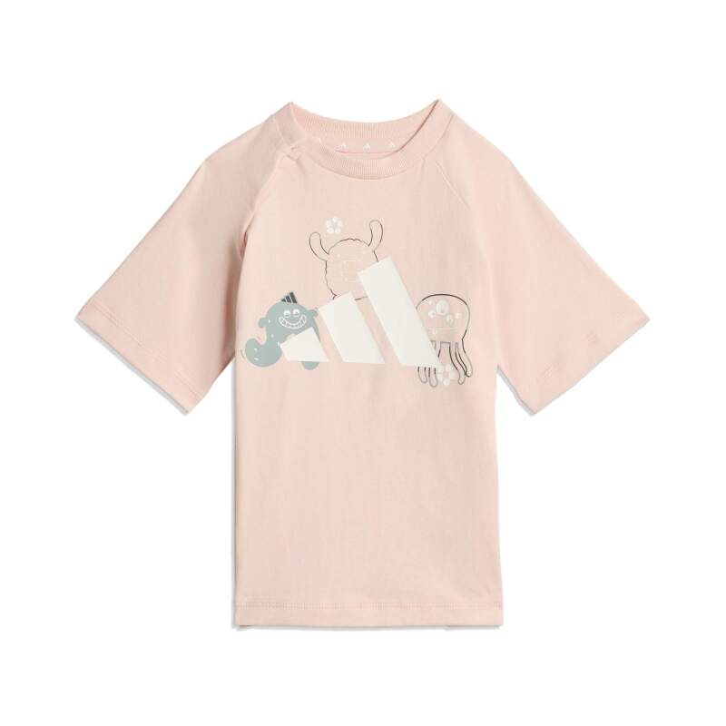 Adidas Tiro_nster Pembe Çocuk Şort Tshirt Takım - 2