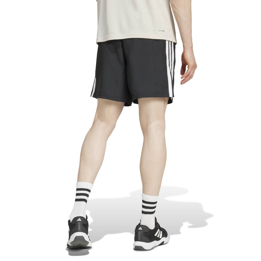 Adidas Essentials Training 3-Stripes Woven Siyah Erkek Şort - 2