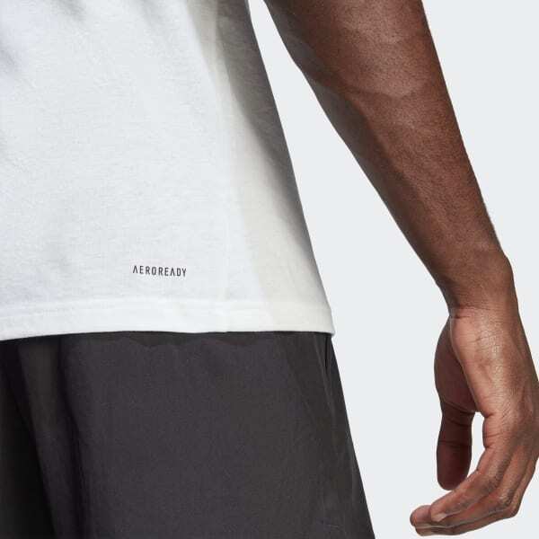 Adidas TR-ES FR LOGO T BEYAZ Erkek Tshirt - 5