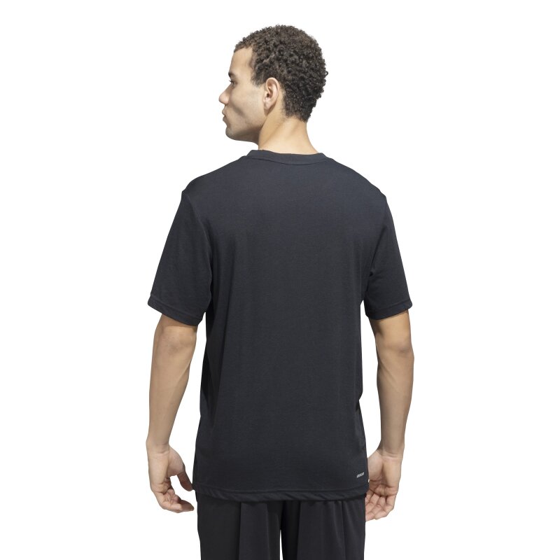 Adidas TR-ES FR LOGO T Siyah Erkek Tshirt - 2