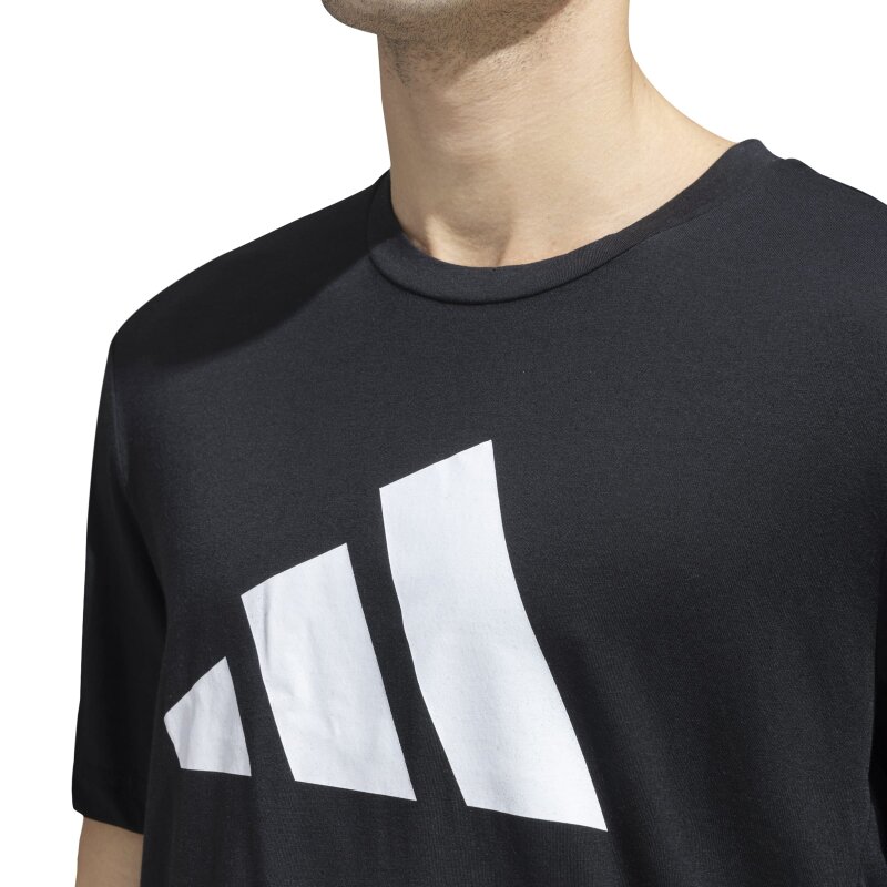 Adidas TR-ES FR LOGO T Siyah Erkek Tshirt - 5
