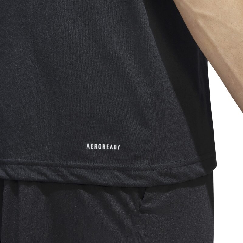 Adidas TR-ES FR LOGO T Siyah Erkek Tshirt - 6