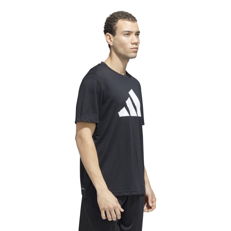 Adidas TR-ES FR LOGO T Siyah Erkek Tshirt - 4