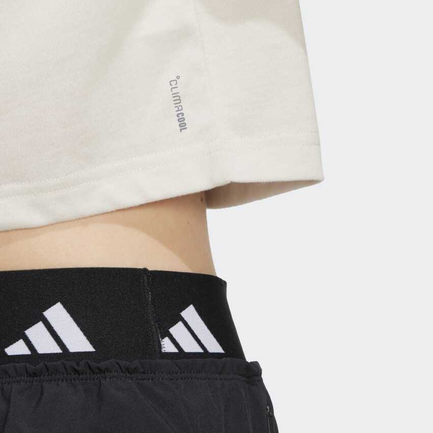 Adidas Train Essentials Boxy Bej Kadın Tshirt - 5