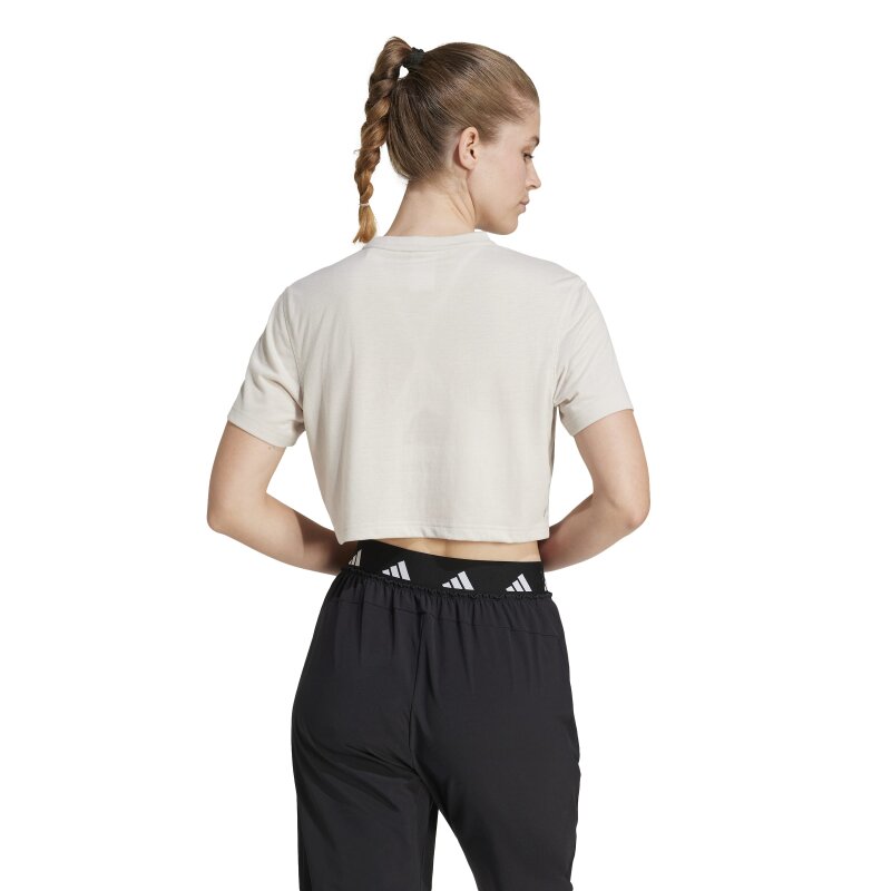 Adidas Train Essentials Boxy Bej Kadın Tshirt - 2