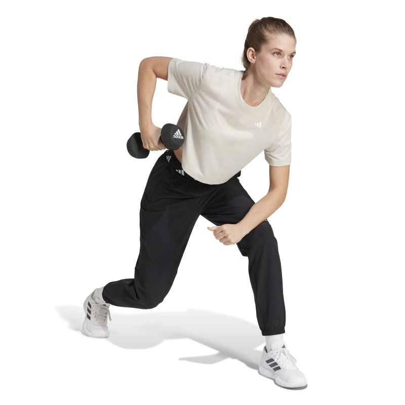 Adidas Train Essentials Boxy Bej Kadın Tshirt - 3