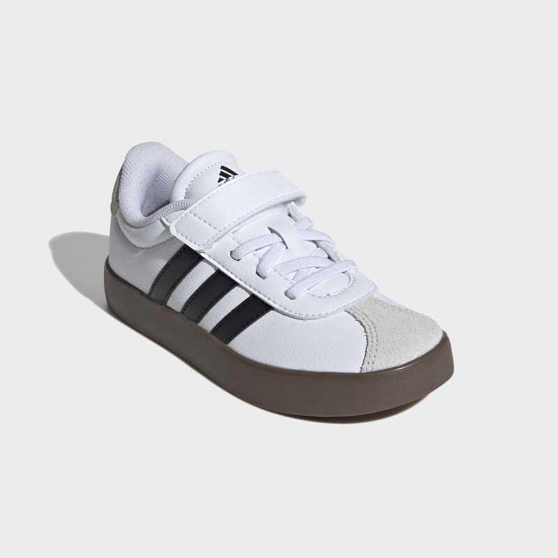 Adidas VL Court 3.0 Beyaz Çocuk Günlük Ayakkabı - 5