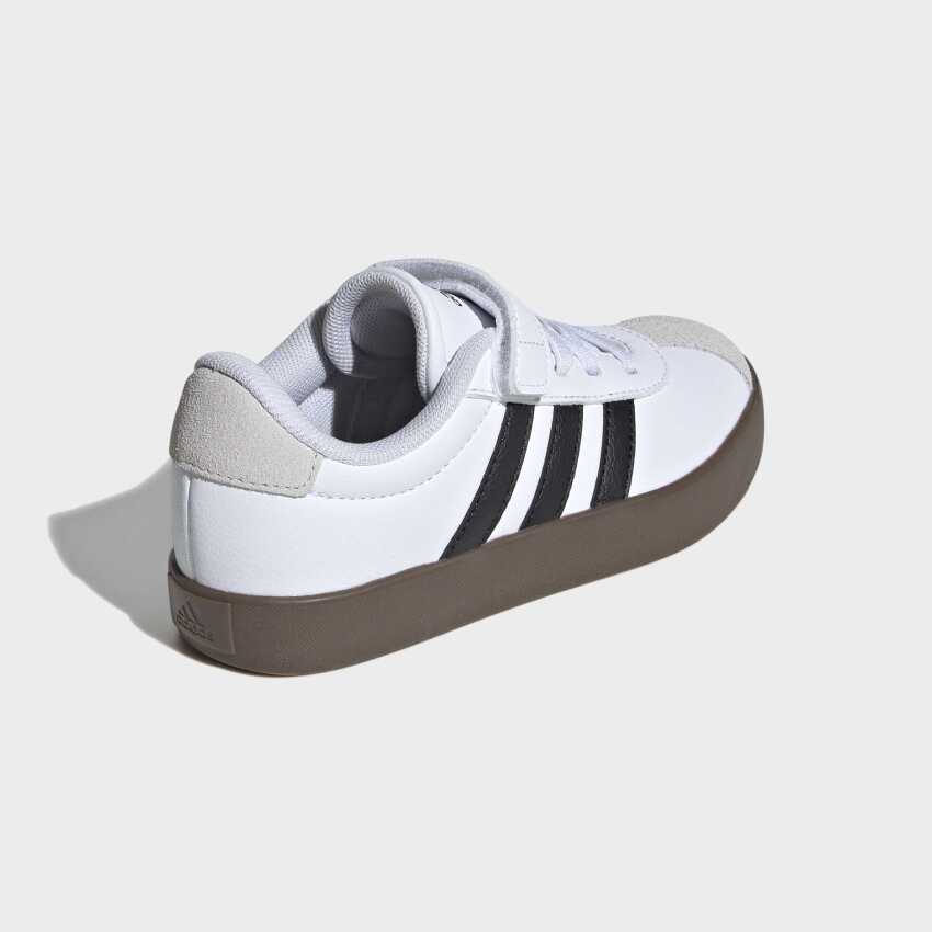 Adidas VL Court 3.0 Beyaz Çocuk Günlük Ayakkabı - 6