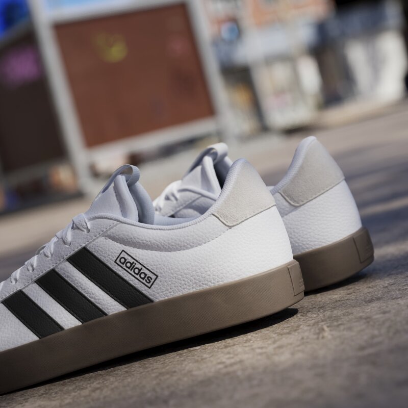 Adidas VL Court 3.0 Beyaz Erkek Günlük Ayakkabı - 12