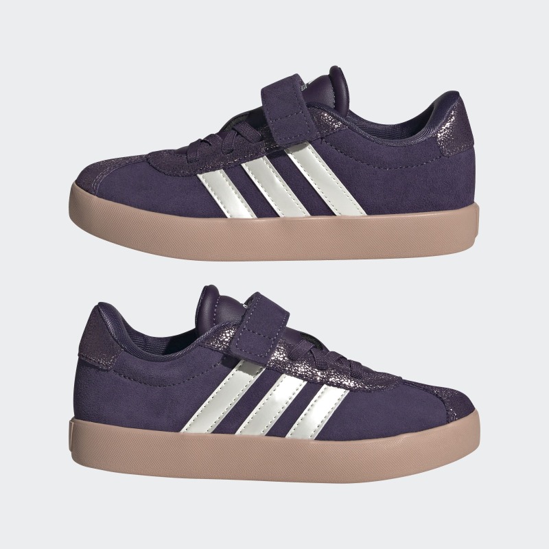 Adidas VL Court 3.0 Mor Çocuk Günlük Ayakkabı - 9