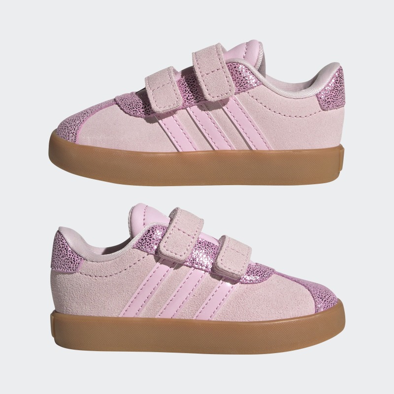 Adidas VL Court 3.0 Pembe Çocuk Günlük Ayakkabı - 2