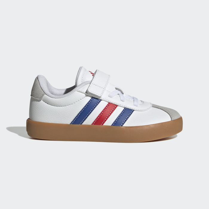 Adidas VL Court 3.0 Skateboarding Beyaz Çocuk Günlük Ayakkabı - 1