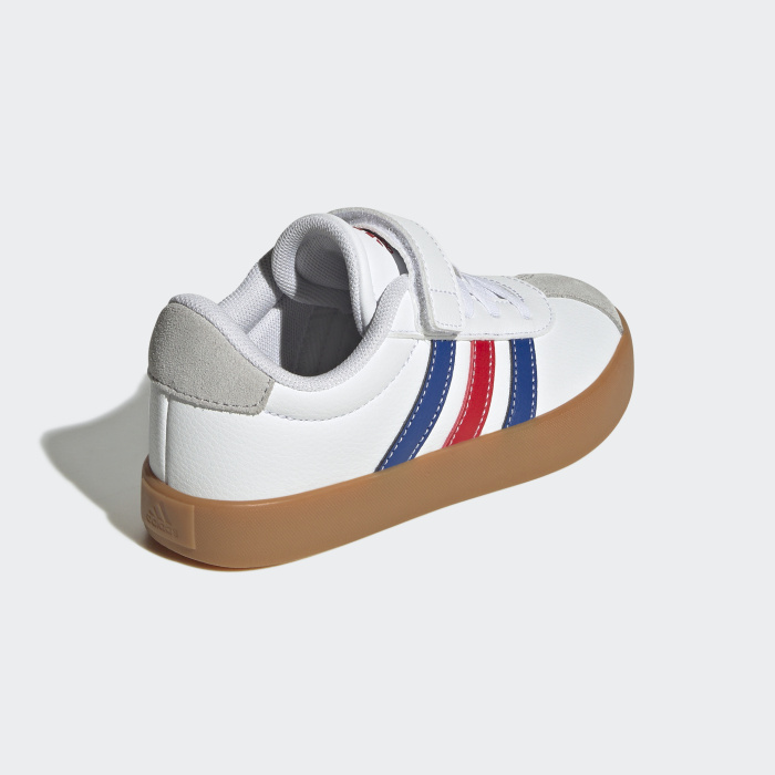 Adidas VL Court 3.0 Skateboarding Beyaz Çocuk Günlük Ayakkabı - 6
