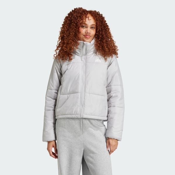 Adidas W BSC PADDED J Gri Kadın Mont - 1