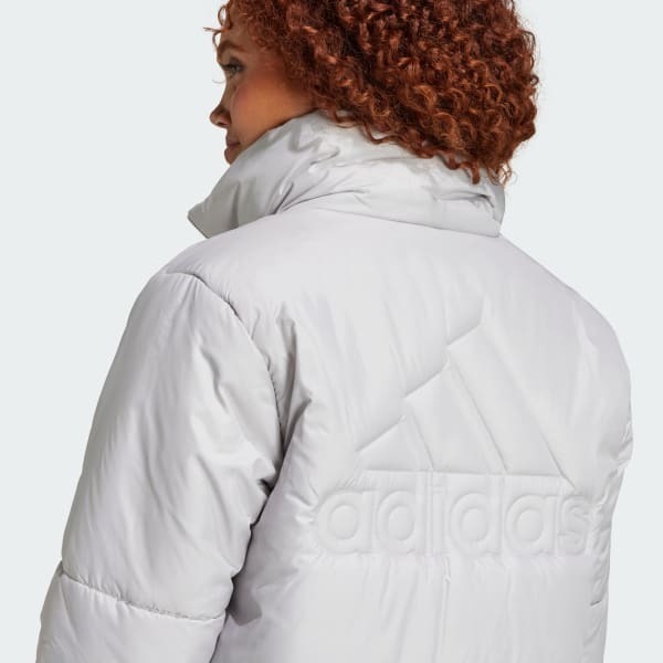 Adidas W BSC PADDED J Gri Kadın Mont - 6