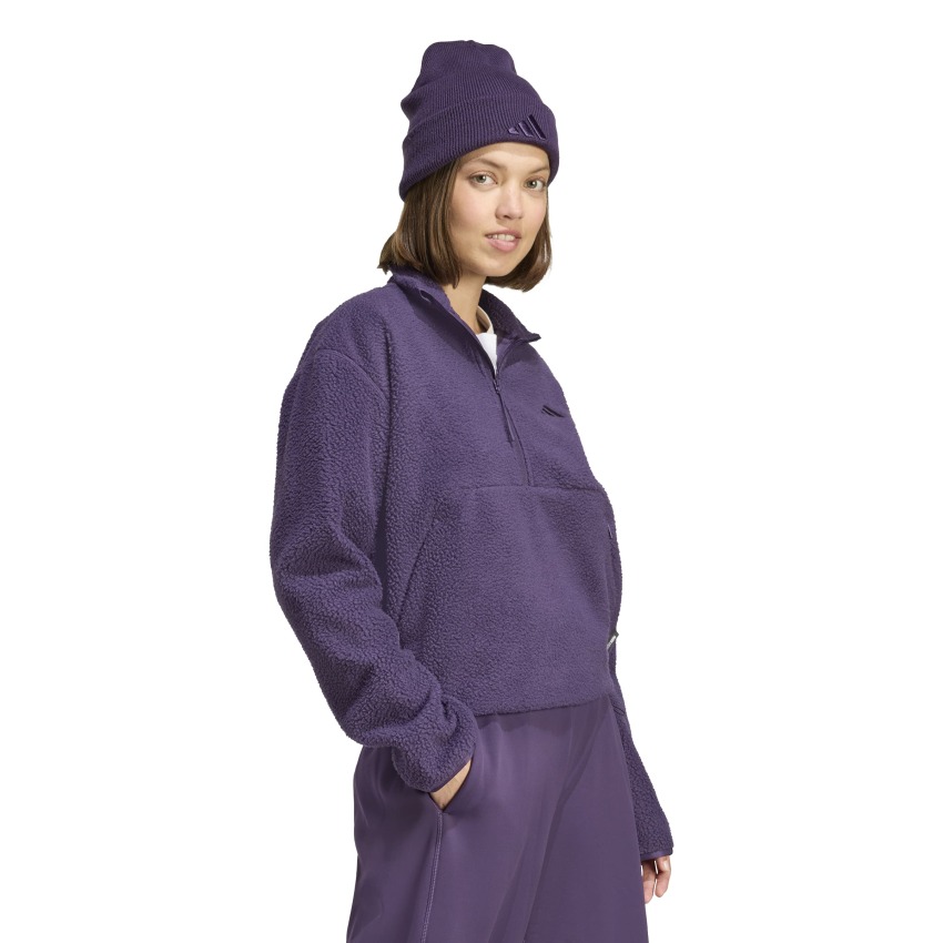 Adidas W Ct Fleece Hz Mor Kadın Polar - 3