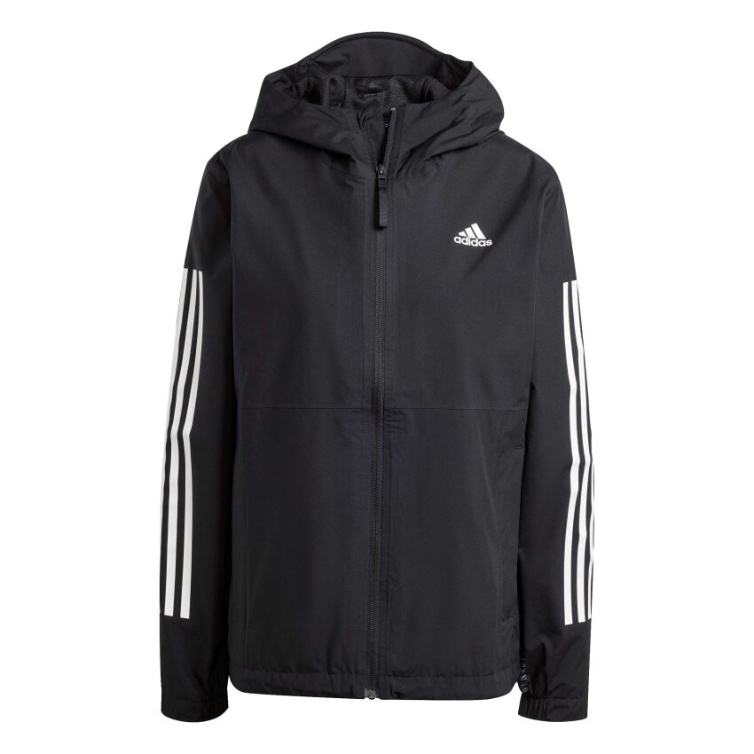 Adidas Essentials 3-Stripes RAIN.RDY Siyah Kadın Mont - 7