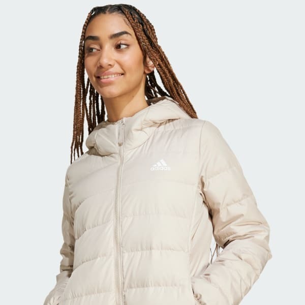 Adidas W ESS L D HO J Bej Kadın Mont - 6