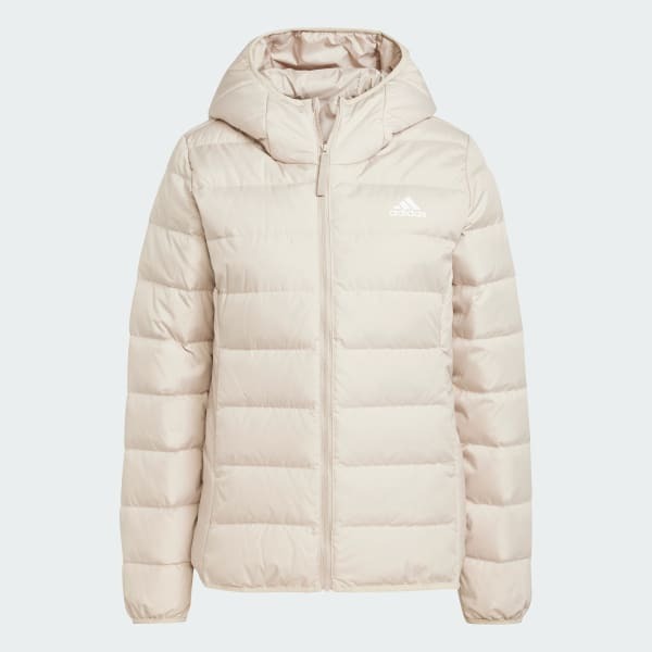 Adidas Essentials Light Down Bej Kadın Mont - 4