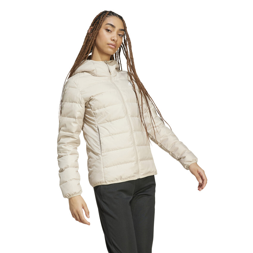 Adidas Essentials Light Down Bej Kadın Mont - 4