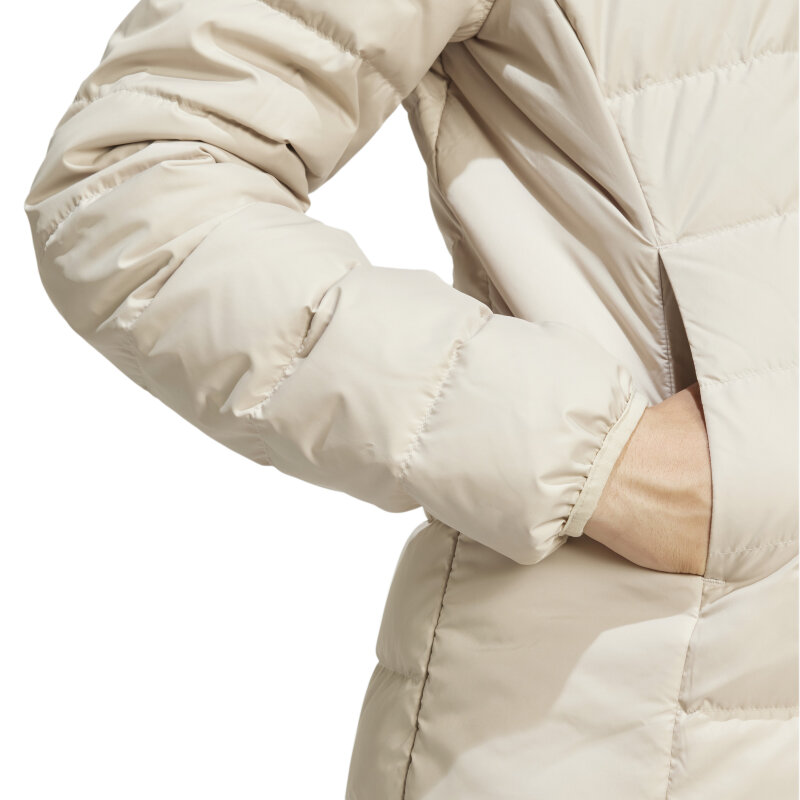 Adidas Essentials Light Down Bej Kadın Mont - 5