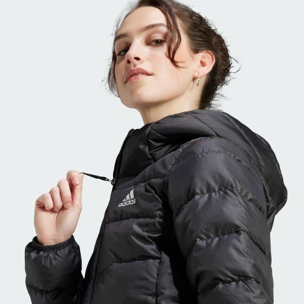 Adidas W ESS L D HO J SİYAH Kadın Mont - 5
